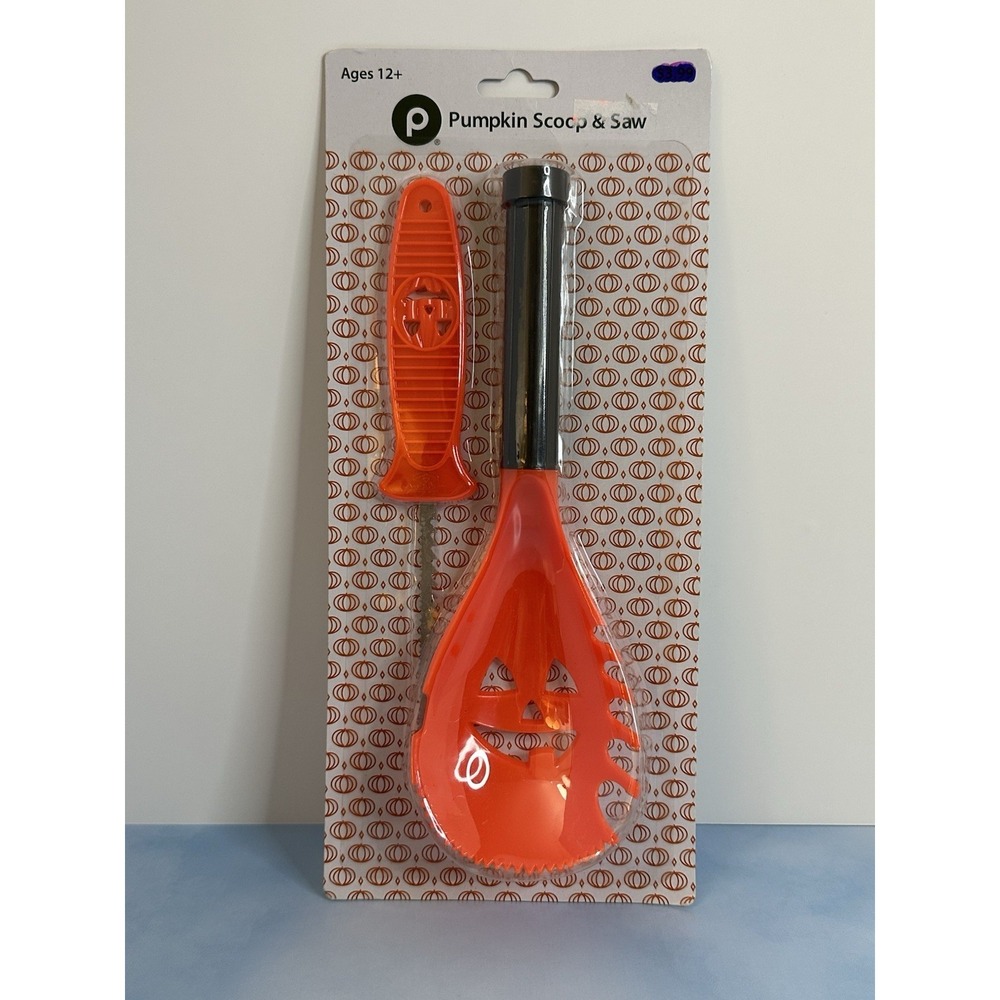 Halloween Fall Pumpkin Carving Kit with Pumpkin Saw and Scoop, New Sealed